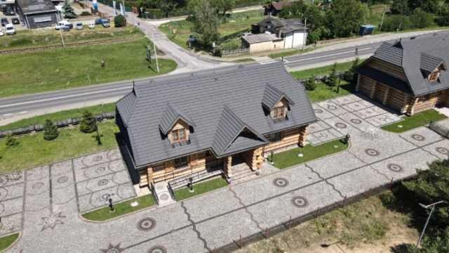 Restauracja Chata Góralska i Pokoje Gościnne. Ciechocinek Exterior foto
